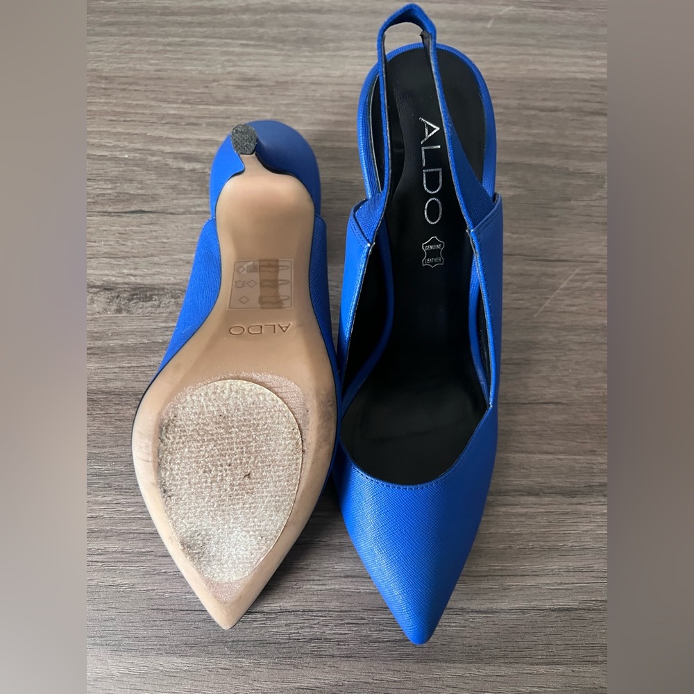 Aldo Toviel Cobalt Blue Slingback Pump – Women’s Size 7 - Picture 7 of 8